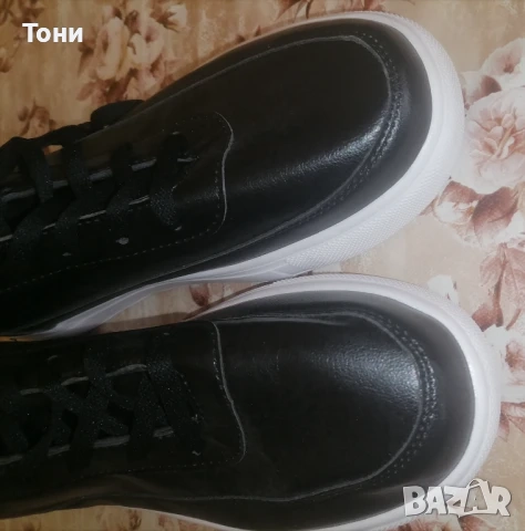 Нови Кожени Мъжки Маратонки 45, снимка 3 - Маратонки - 52793303