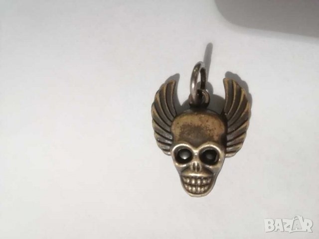 Месингов рокерски медальон. , снимка 3 - Колиета, медальони, синджири - 29738293