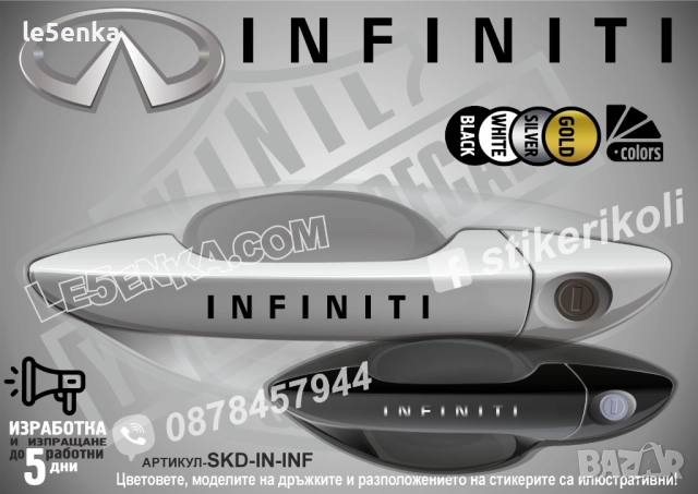 Infiniti стикери дръжки SKD-IN-INF