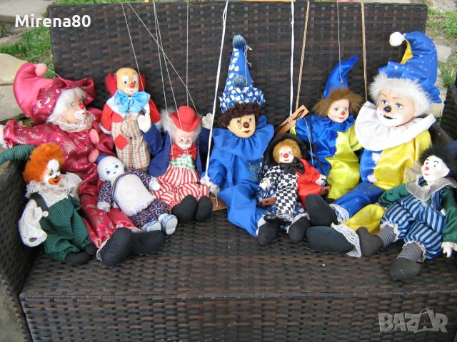 Колекционерски порцеланови клоуни - големи !, снимка 1 - Антикварни и старинни предмети - 31988338