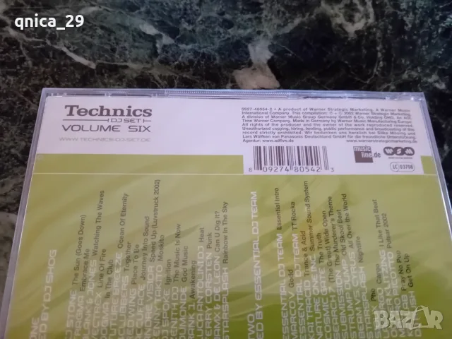 Technics dj set volume six двоен cd диск, снимка 3 - Декове - 56267304