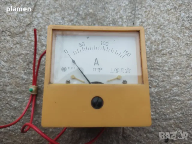 Аналогов панелен Амперметър 0-150А , снимка 4 - Друга електроника - 49787212