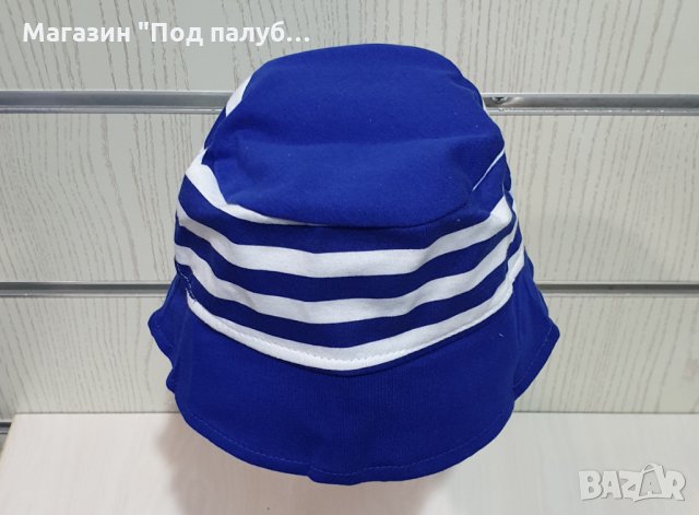 Нова детска моряшка шапка идиотка син/бял, от 1 годинка до 18 години в Шапки,  шалове и ръкавици в гр. Варна - ID29974301 — Bazar.bg