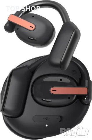 Слушалки с отворено ухо Roujune, Bluetooth 5.3 с кукички за уши, IPX5, сензорно управление