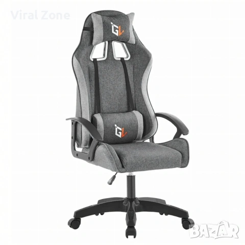 Ергономичен геймърски офис стол с лумбална и шийна опора , снимка 15 - Столове - 53091986