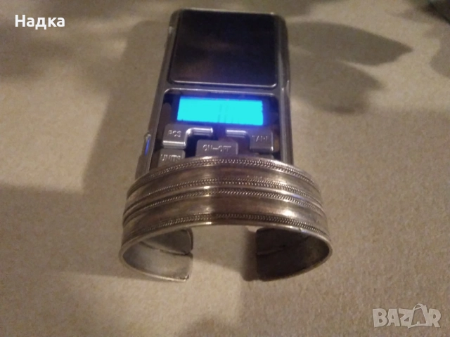 Дамска сребърна гривна, снимка 3 - Гривни - 52204237