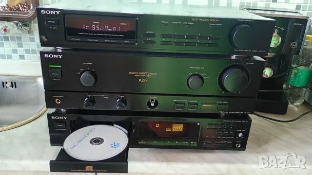 ОБЩА ЦЕНА SONY уредба усилвател тунер сд плеър цд плеар cd player tuner amp сони система, снимка 5 - Аудиосистеми - 56080988