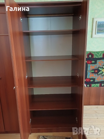 Комплект спалня, гардероб, тоалетка и две нощни щкафчета, снимка 10 - Спални и легла - 51633182