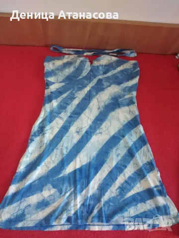 Рокли различни материи и цветове размери М и S, снимка 16 - Рокли - 46764898
