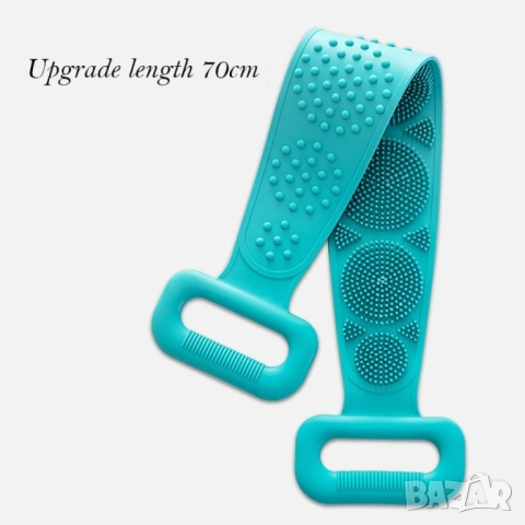 🛁 Ексфолираща силиконова гъба за баня  