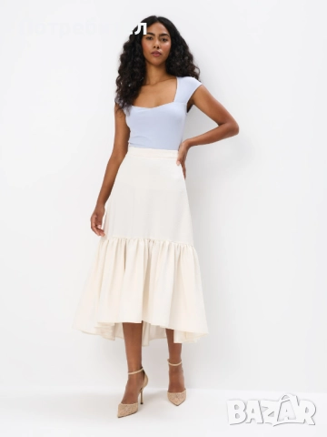 Дамска бяла пола Mohito, снимка 2 - Поли - 51607230