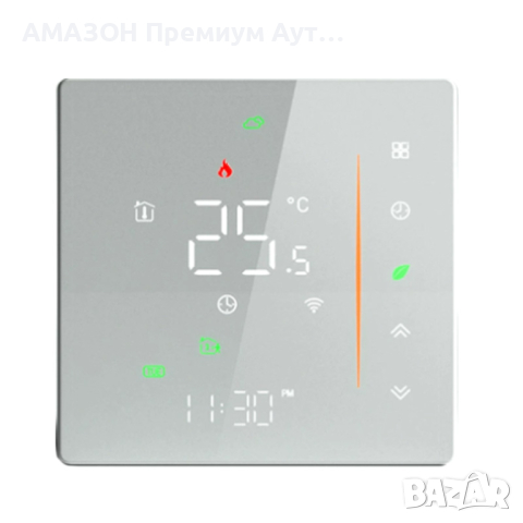 Смарт WIFI термостат Becasmart BHT-006/сензорен екран/газови и водни бойлери/Android/IOS, снимка 10 - Бойлери - 44774485