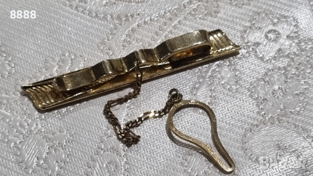 Луксозна италиянска сребърна щипка за врътовръзка , снимка 5 - Други - 44589078