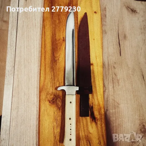 Касапски нож ръчна изработка на Габровски майстор Нов!, снимка 9 - Ножове - 49967164