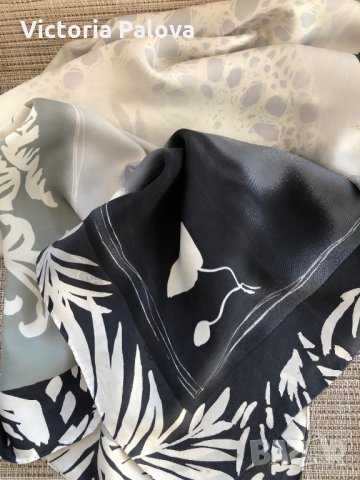 Дизайнерски шал GIORGIO PASSIGATTI коприна, снимка 9 - Шалове - 29846337