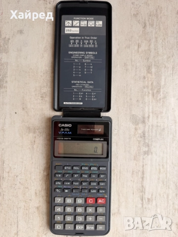 CASIO fx-115S V.P.A.M. Научен калкулатор – Работещ, с капаче, снимка 2 - Ученически пособия, канцеларски материали - 55875456