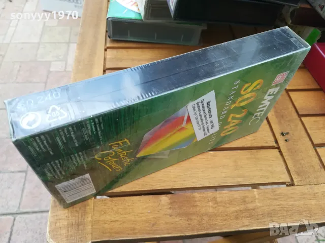 EMTEC-NEW VHS VIDEO TAPE 0505251638, снимка 3 - Аудио касети - 50165401