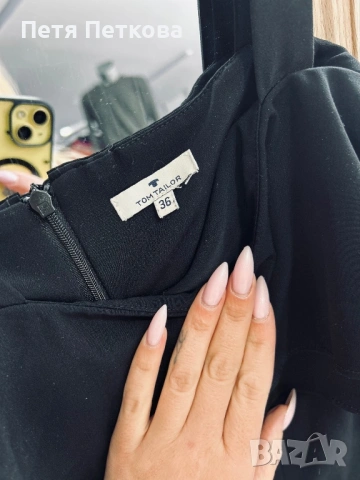 Дамски гащеризон TOM TAILOR в черен цвят - размер 36, снимка 4 - Гащеризони - 53945123