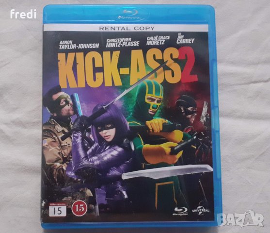 Kick-Ass 2 (2013) Шут в г*за! 2(blu-ray disk) без бг субтитри, снимка 1 - Blu-Ray филми - 29504379