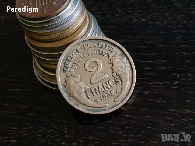 Монета - Франция - 2 франка | 1932г.