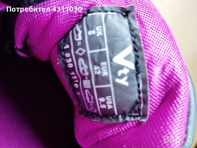 Дамски черни кожени маратонки 42 номер, снимка 9 - Маратонки - 54219471