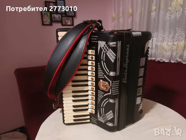 Паоло сопрани 120 баса, снимка 2 - Акордеони - 49933694