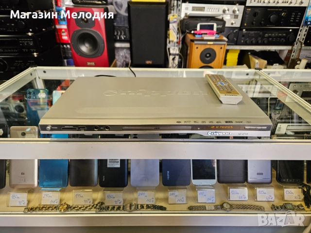 ДВД / DVD Nippon NP-6705 с usb и памет карта. Оригинално дистанционно. В отлично техническо и визуал, снимка 2 - Плейъри, домашно кино, прожектори - 49645561