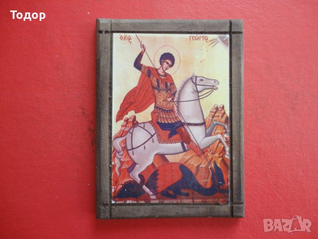Гръцка икона Свети Георги , снимка 6 - Колекции - 42234507