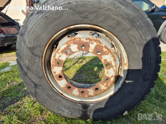 Гума с джанта за ДАФ XF, влекач, снимка 2 - Гуми и джанти - 54004975