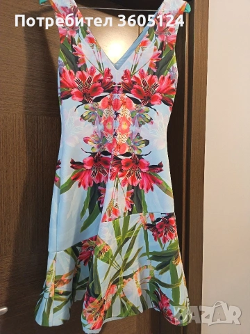 Елегантна дамска рокля ZKAREN MILLEN , . размер EU 34, снимка 7 - Рокли - 53061907