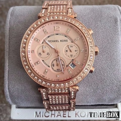 Michael Kors MK5663 Parker Uptown Glam Chronograph. Нов дамски часовник, снимка 3 - Дамски - 38811154