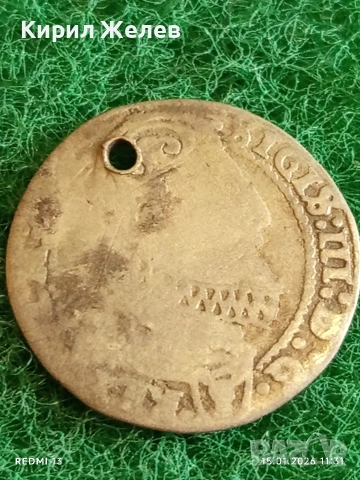 Сребърна монета 6 гроша 1626г. Сигизмунд трети Полша за КОЛЕКЦИЯ 53014