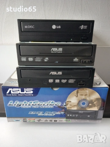 DVD записвачки 3 броя за ремонт, за части или донори.