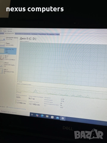Лаптоп dell p75f, снимка 5 - Лаптопи за работа - 56449589