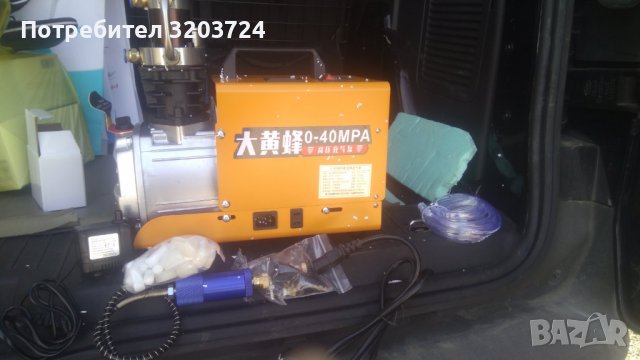 компресор за  Високо налягане PCP пушка 30MPA 4500 PSI 300Bar, снимка 2 - Компресори - 39736108