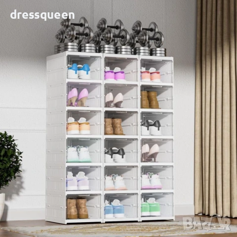 4951 Сгъваем Органайзер за Обувки и Аксесоари – Компактен и Твърд, снимка 6 - Други стоки за дома - 53929299