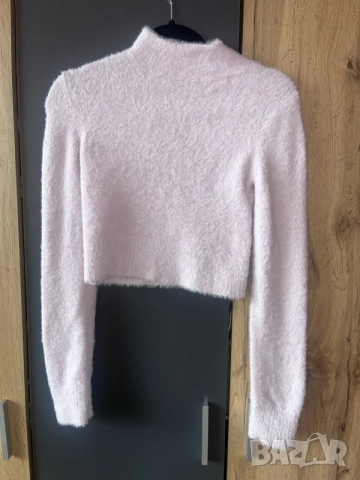 Светлорозова блуза Bershka