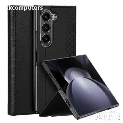 Samsung Galaxy Z Fold6 Кожен кейс Dux Ducis BRIL, снимка 2 - Калъфи, кейсове - 49843893