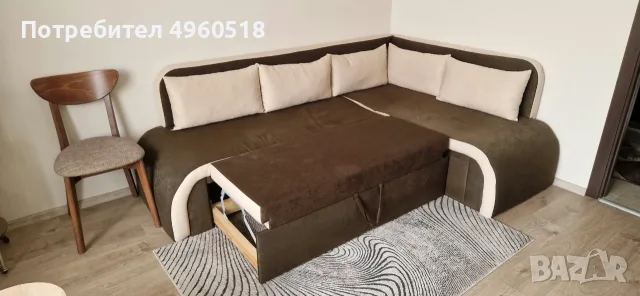 Кухненски ъглов диван, снимка 3 - Дивани и мека мебел - 56234168