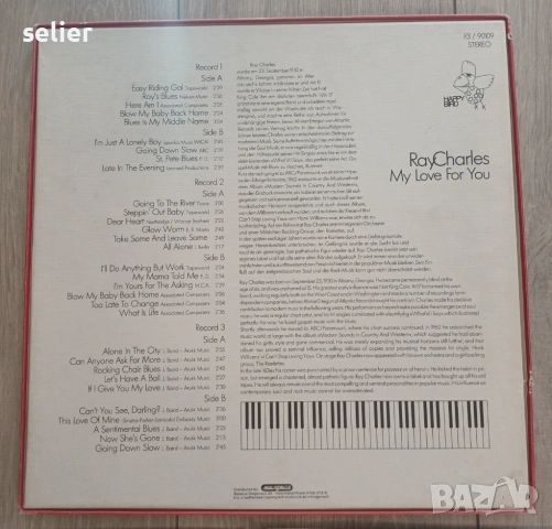 Ray Charles ‎– My Love For You (The Blues Era) BOX SET от 3 плочи Издание 🇩🇪 GERMANY  Стил:Piano B, снимка 2 - Грамофонни плочи - 54219993