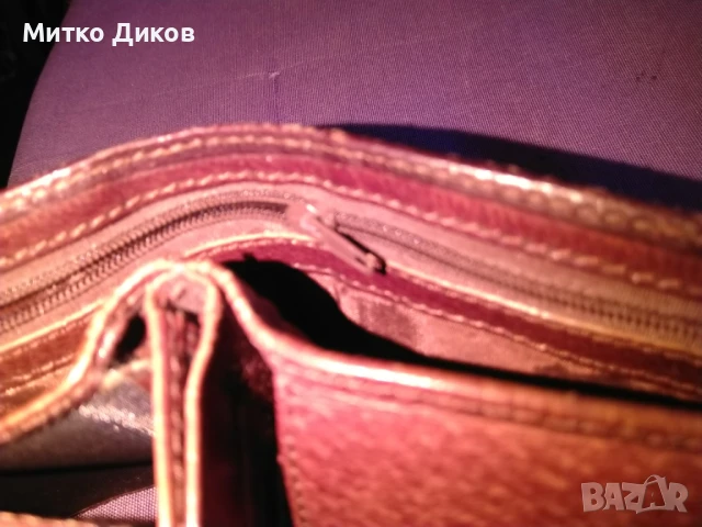 David Italy марков портфейл естествена кожа с много прегради 125х 100мм, снимка 12 - Портфейли, портмонета - 50514915