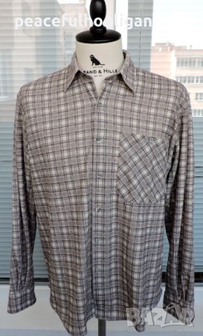 Salewa Outdoor -мъжка карирана  риза за туризъм/лов/планина размер L, снимка 1 - Ризи - 44350593