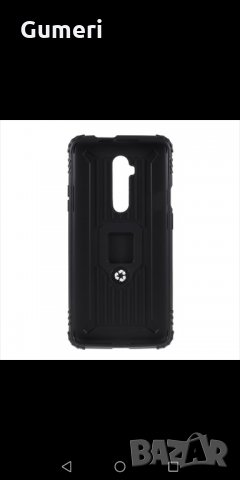  OnePlus 7T Pro Удароустойчив гръб с метален пръстен , снимка 2 - Калъфи, кейсове - 29933877