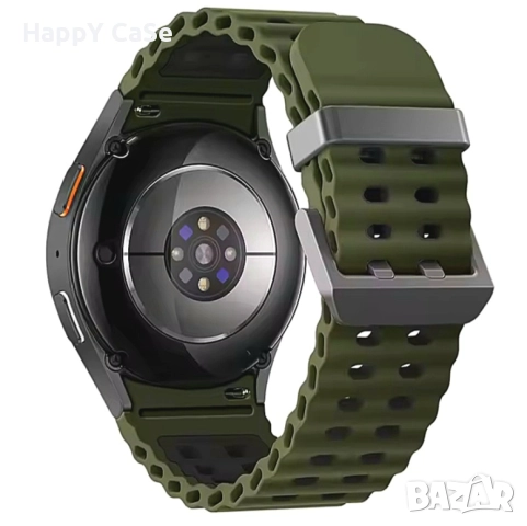DUAL COLOR Силиконова каишка за Huawei Watch/Samsung/Garmin/Apple/Xiaomi/Amazfit, снимка 8 - Каишки за часовници - 51471802