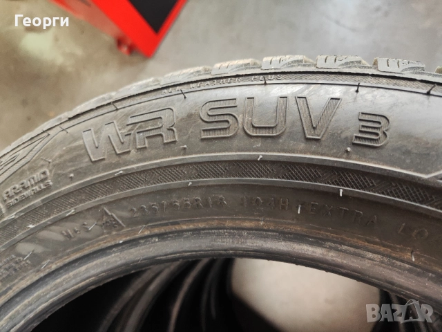 4бр.зимни гуми 235/55/18 Nokian, снимка 5 - Гуми и джанти - 52154683