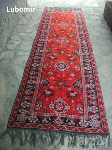 Пътека памучна, оригинална - двулицева, жакард, Нова !, снимка 2 - Пътеки - 51812649