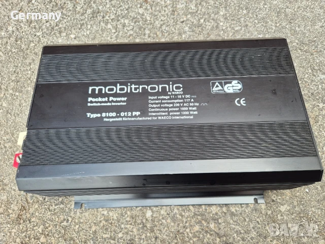 инвертор за ток 12v 220v waeco mobitronic, снимка 2 - Аксесоари и консумативи - 51396856