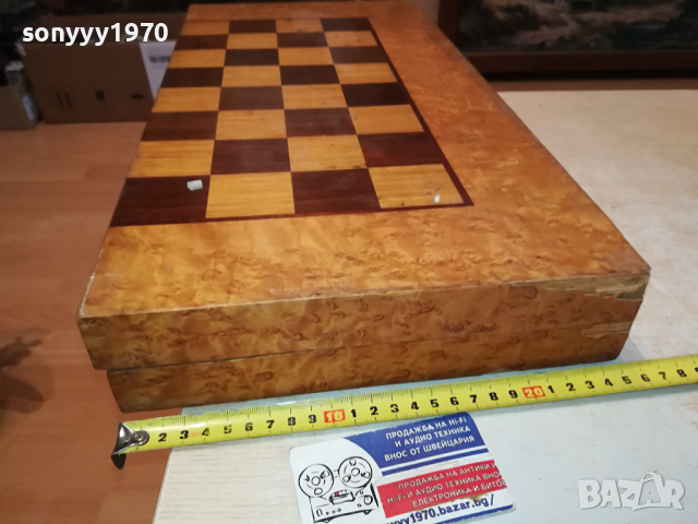 КУТИЯ ШАХ ТАБЛА-ФУРНИР 2403241039LNWC, снимка 12 - Антикварни и старинни предмети - 44920785