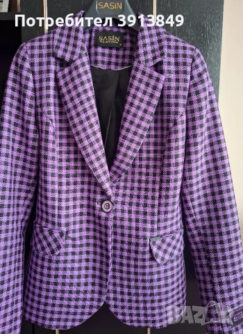 Дамско вталено сако, снимка 4 - Сака - 49437743