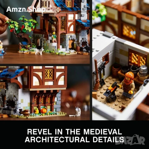 Lego 21325 средновековен ковач 21325 lego ideas, снимка 4 - Конструктори - 50838972